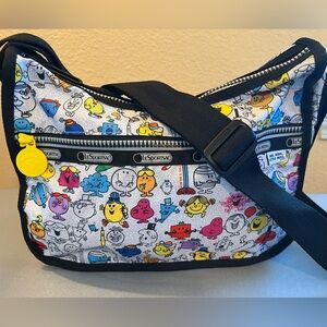 LeSportsac Mr. Men Little Miss Hobo Shoulder Bag with Pouch